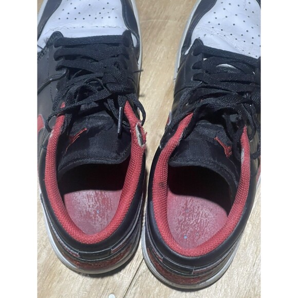 Nike Air Jordan 1 Low Black/Fire Red White 553558-063 Men 8 main image 9